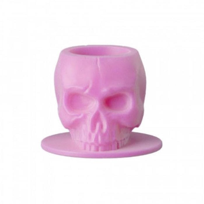 Capacele de silicon - Skull roz