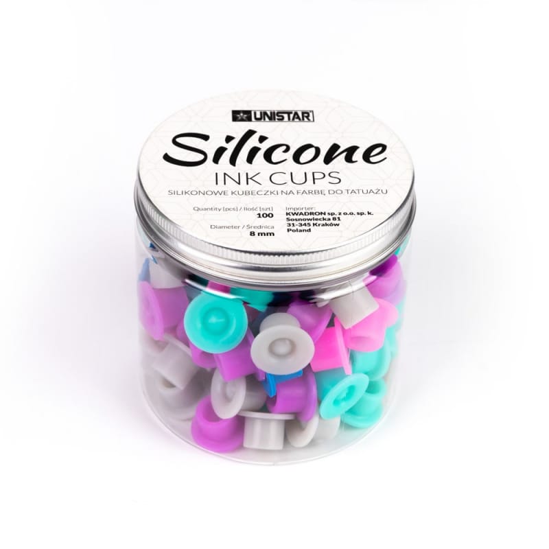 UniStar capacele silicon 8 mm – 100 bucăți